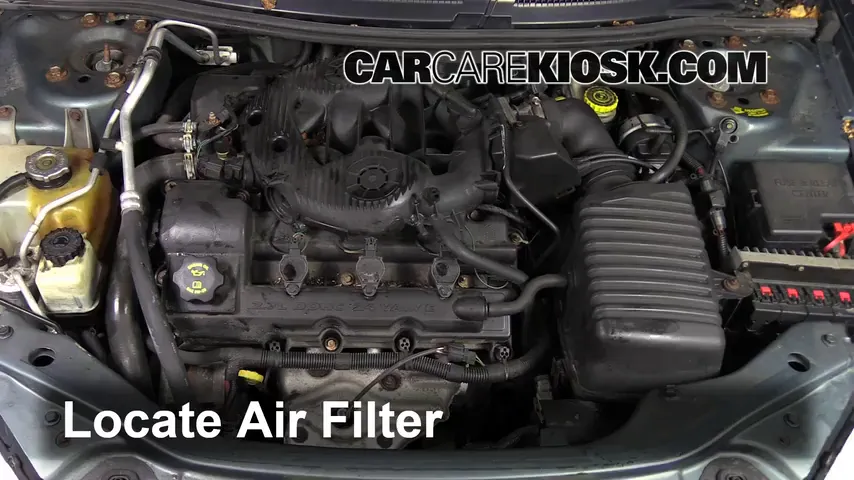 2006 Dodge Stratus SXT 2.7L V6 Air Filter (Engine) Replace